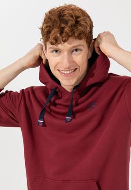 Erkek Vişne Kapüşonlu Sweatshirt - 50257190001