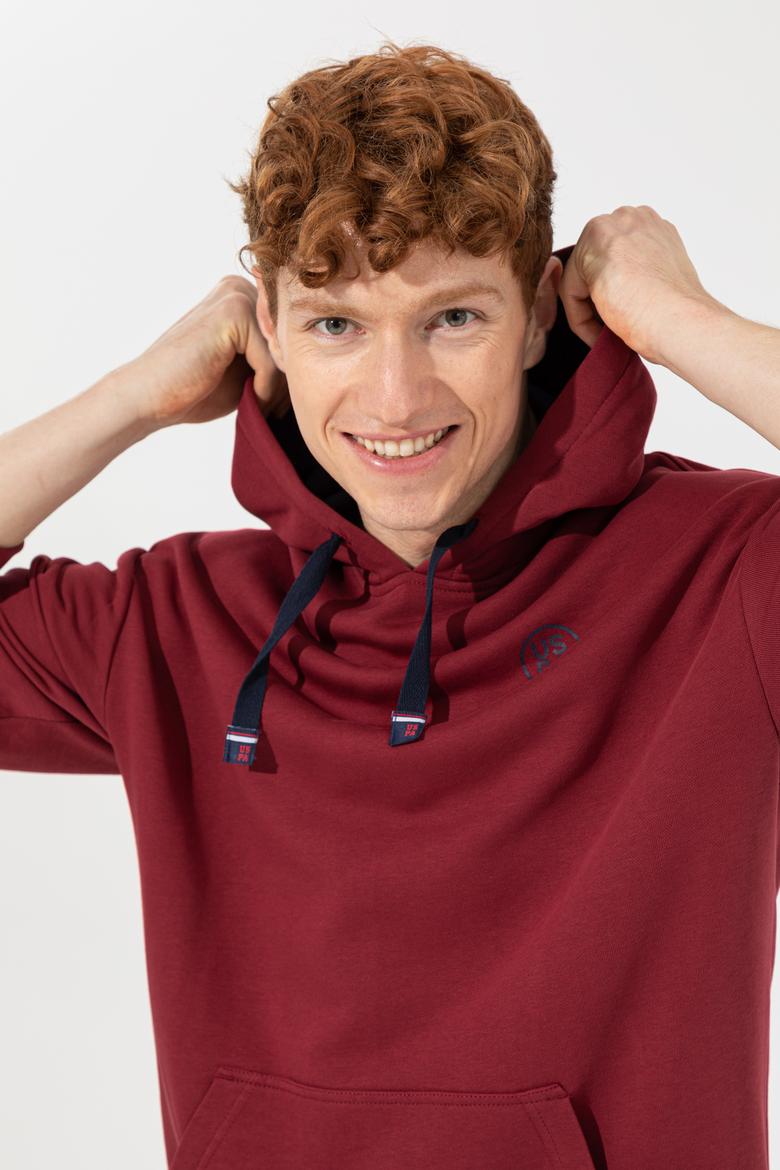 Erkek Vişne Kapüşonlu Sweatshirt - 50257190001