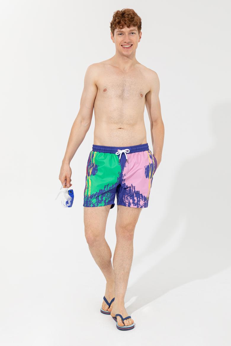 Erkek Pembe Deniz Şortu