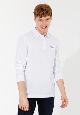 Erkek Beyaz Basic Sweatshirt - 50257229001