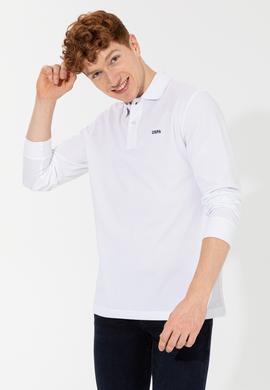 Erkek Beyaz Basic Sweatshirt - 50257229001