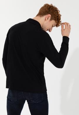 Erkek Siyah Basic Sweatshirt - 50257229031