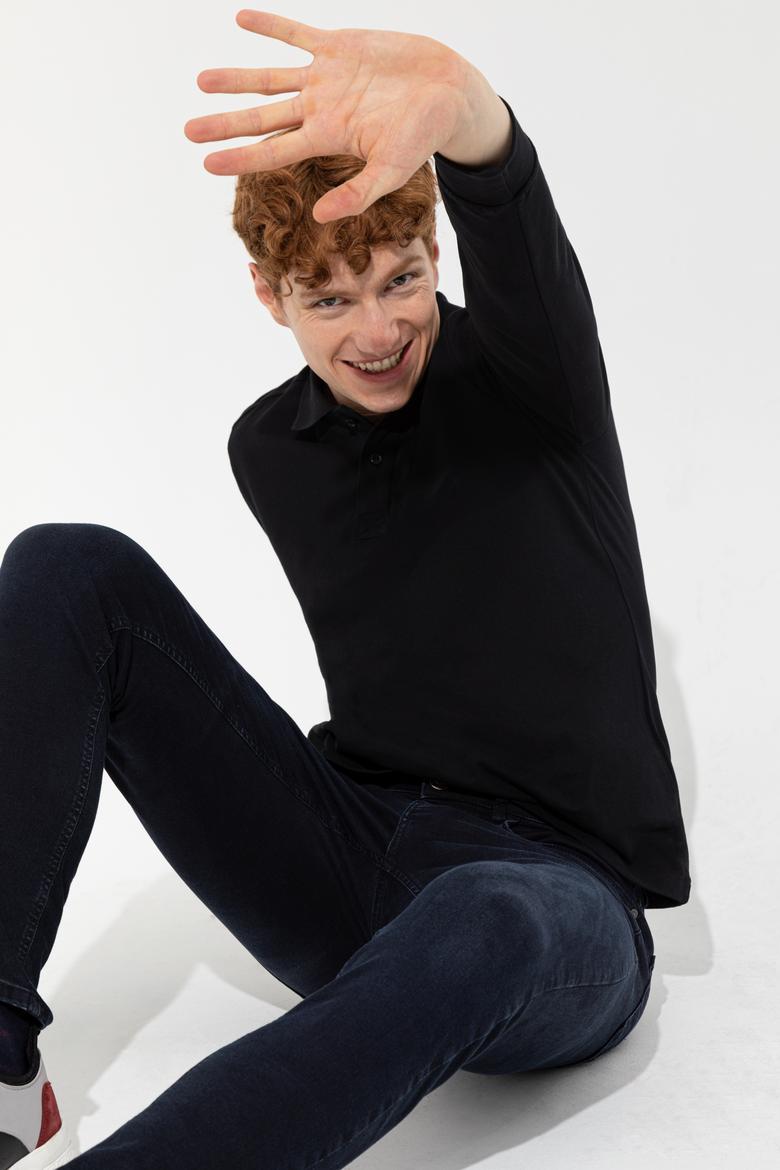 Erkek Siyah Basic Sweatshirt - 50257229031