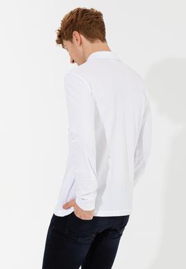 Erkek Beyaz Basic Sweatshirt - 50257229001