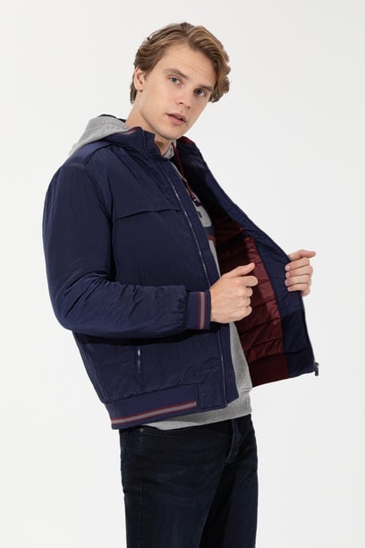 Erkek Lacivert Mont
