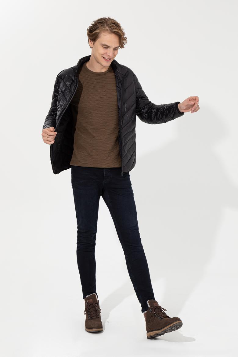 Erkek Siyah Mont - 50254389016