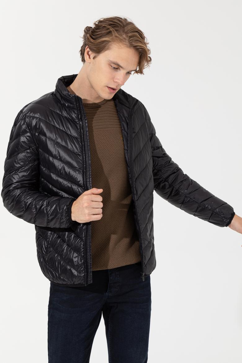 Erkek Siyah Mont - 50254389016