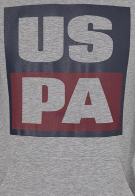 Erkek Gri Melanj Kapüşonlu Sweatshirt - 50257482045