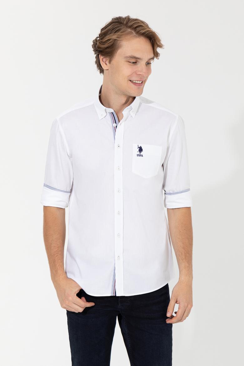 Erkek Beyaz Uzun Kollu Gömlek - 50257151006