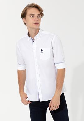 Erkek Beyaz Uzun Kollu Gömlek - 50257151006