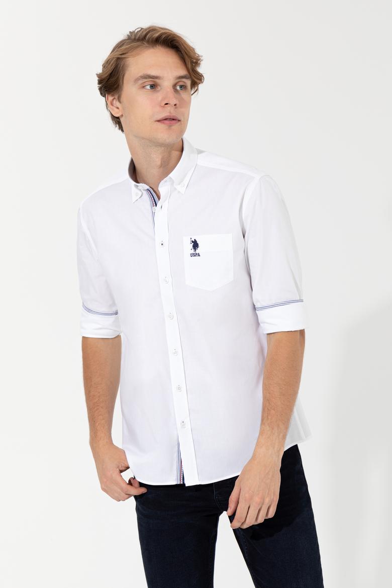 Erkek Beyaz Uzun Kollu Gömlek - 50257151006