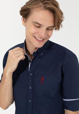 Erkek Lacivert Uzun Kollu Gömlek - 50257151016