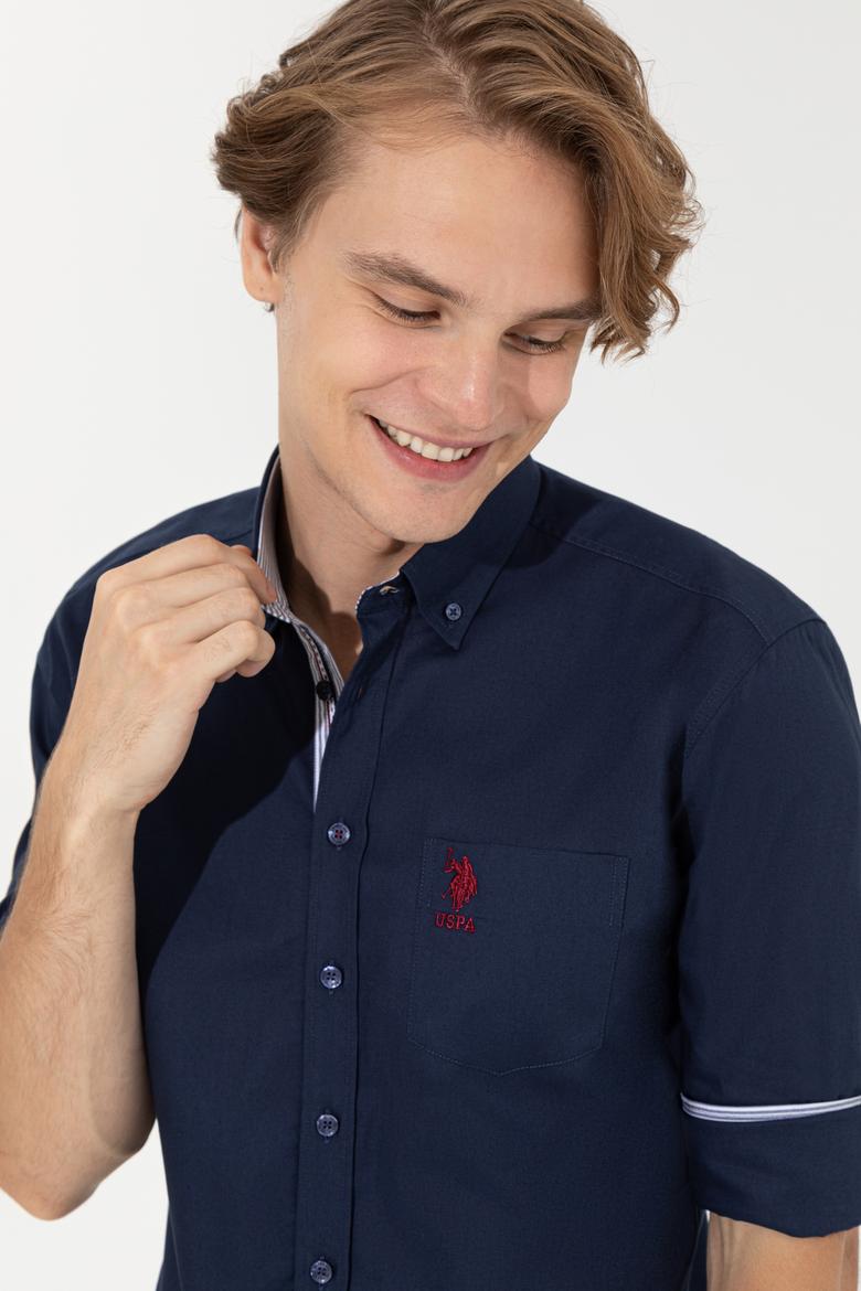 Erkek Lacivert Uzun Kollu Gömlek - 50257151016