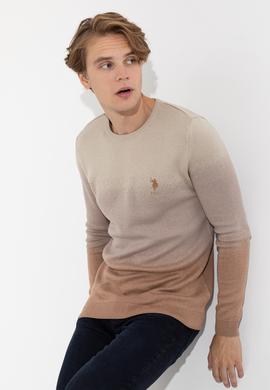 Erkek Camel Melanj Kazak - 50252199031