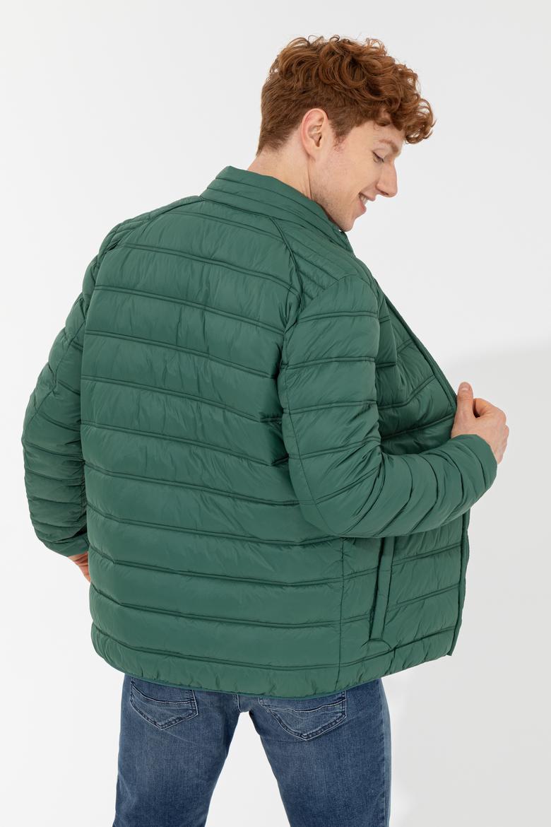 Erkek Yeşil Mont - 50255687034