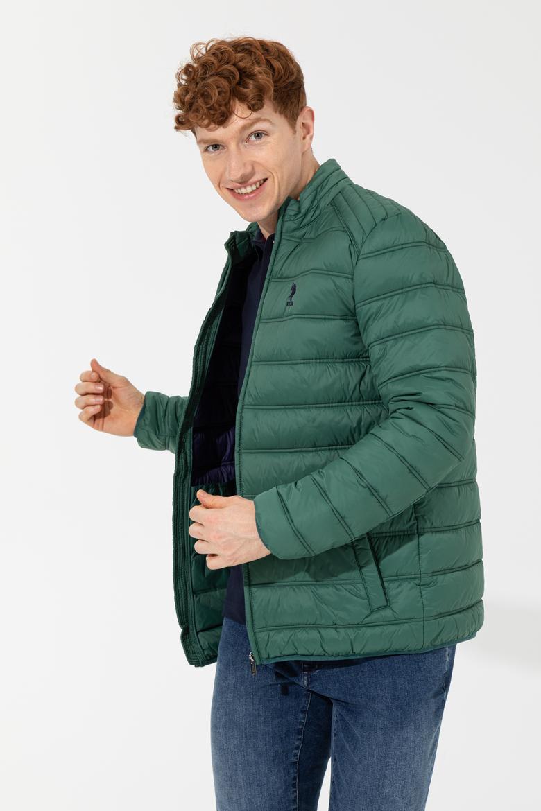 Erkek Yeşil Mont - 50255687034