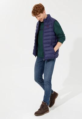 Erkek Lacivert Yelek - 50255739003