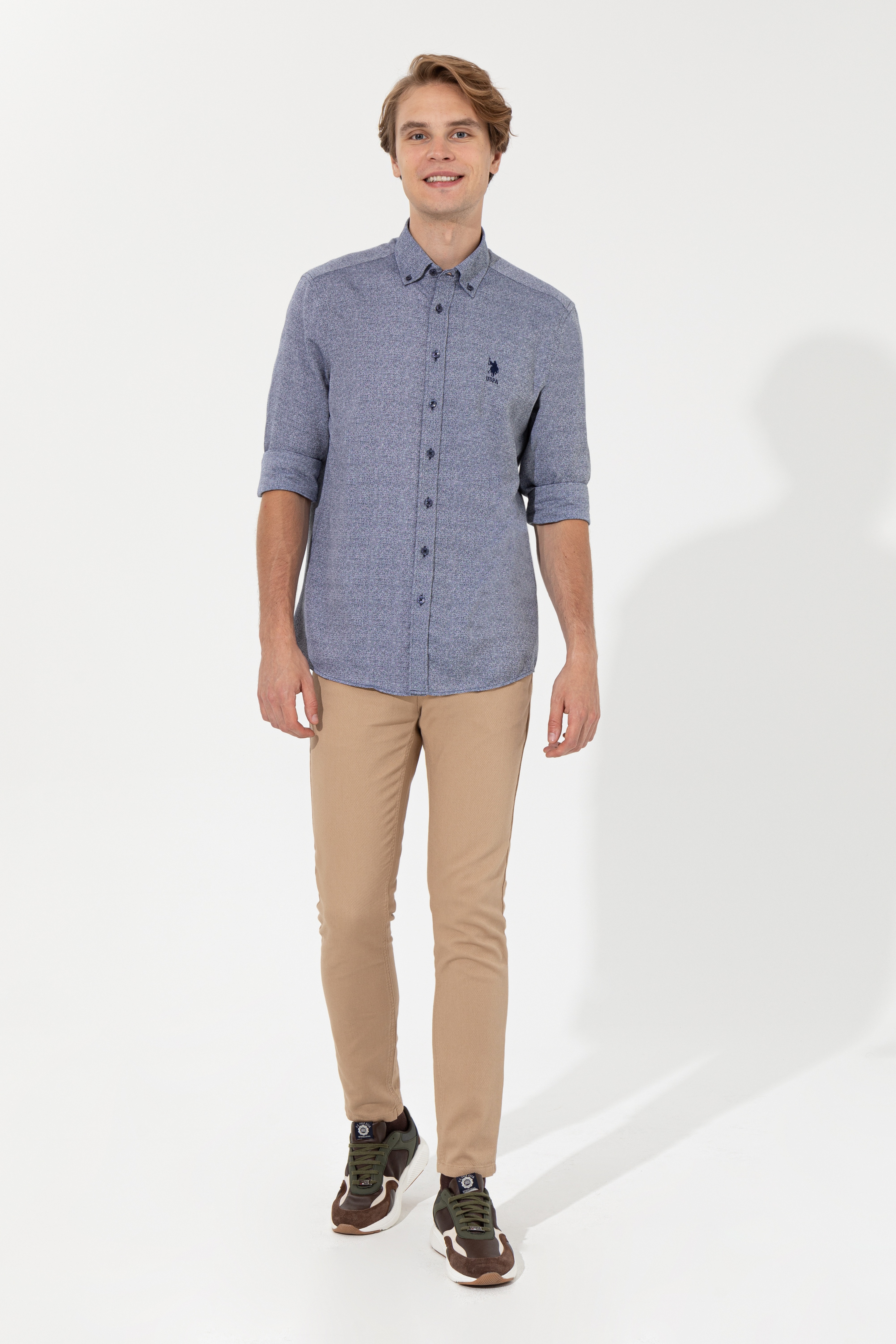 Erkek Camel Chinos - Image 3