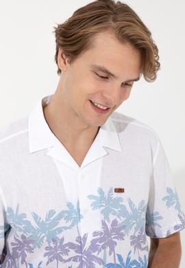 Erkek Mavi Kısa Kollu Gömlek - 50246762001