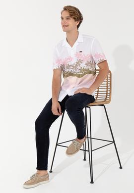 Erkek Somon Kısa Kollu Gömlek - 50246762011