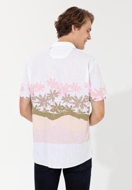 Erkek Somon Kısa Kollu Gömlek - 50246762011