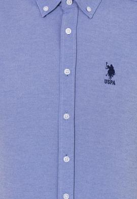 Erkek Mavi Uzun Kollu Basic Gömlek - 50262534054