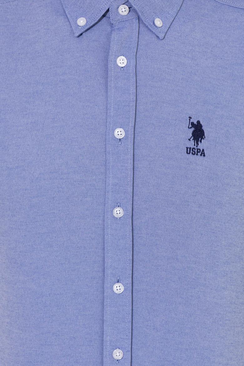 Erkek Mavi Uzun Kollu Basic Gömlek - 50262534054