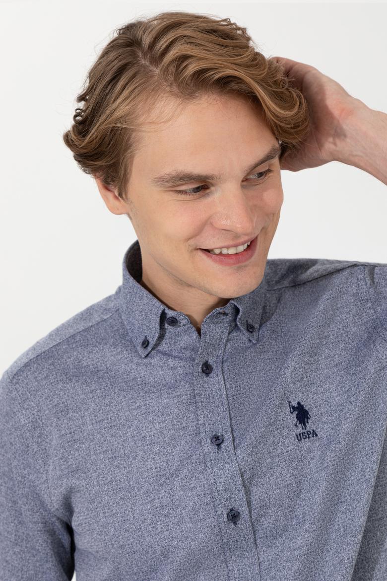 Erkek Lacivert Uzun Kollu Gömlek - 50256405001