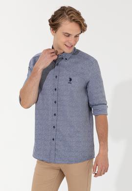 Erkek Lacivert Uzun Kollu Gömlek - 50256405001