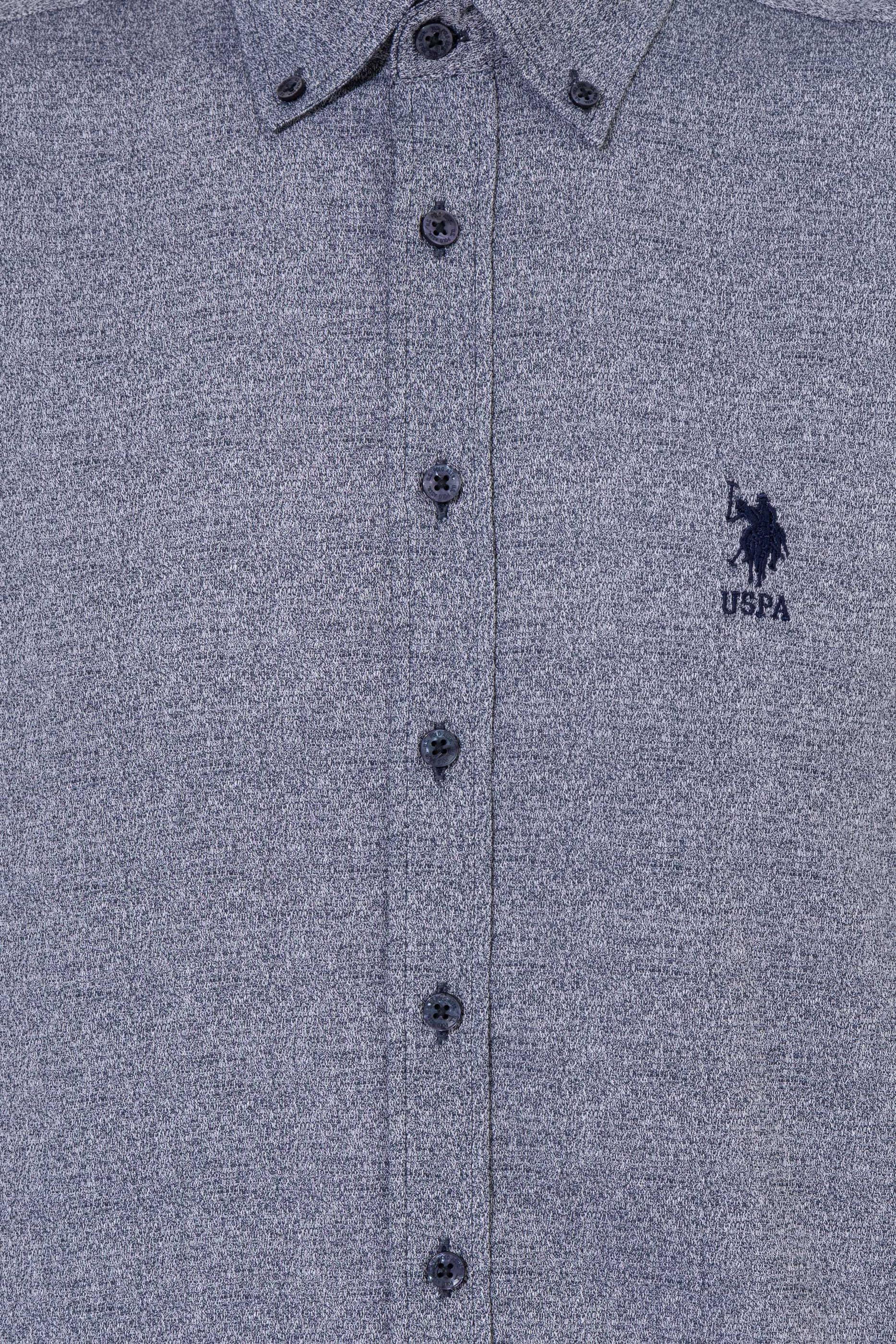 Erkek Lacivert Uzun Kollu Gömlek