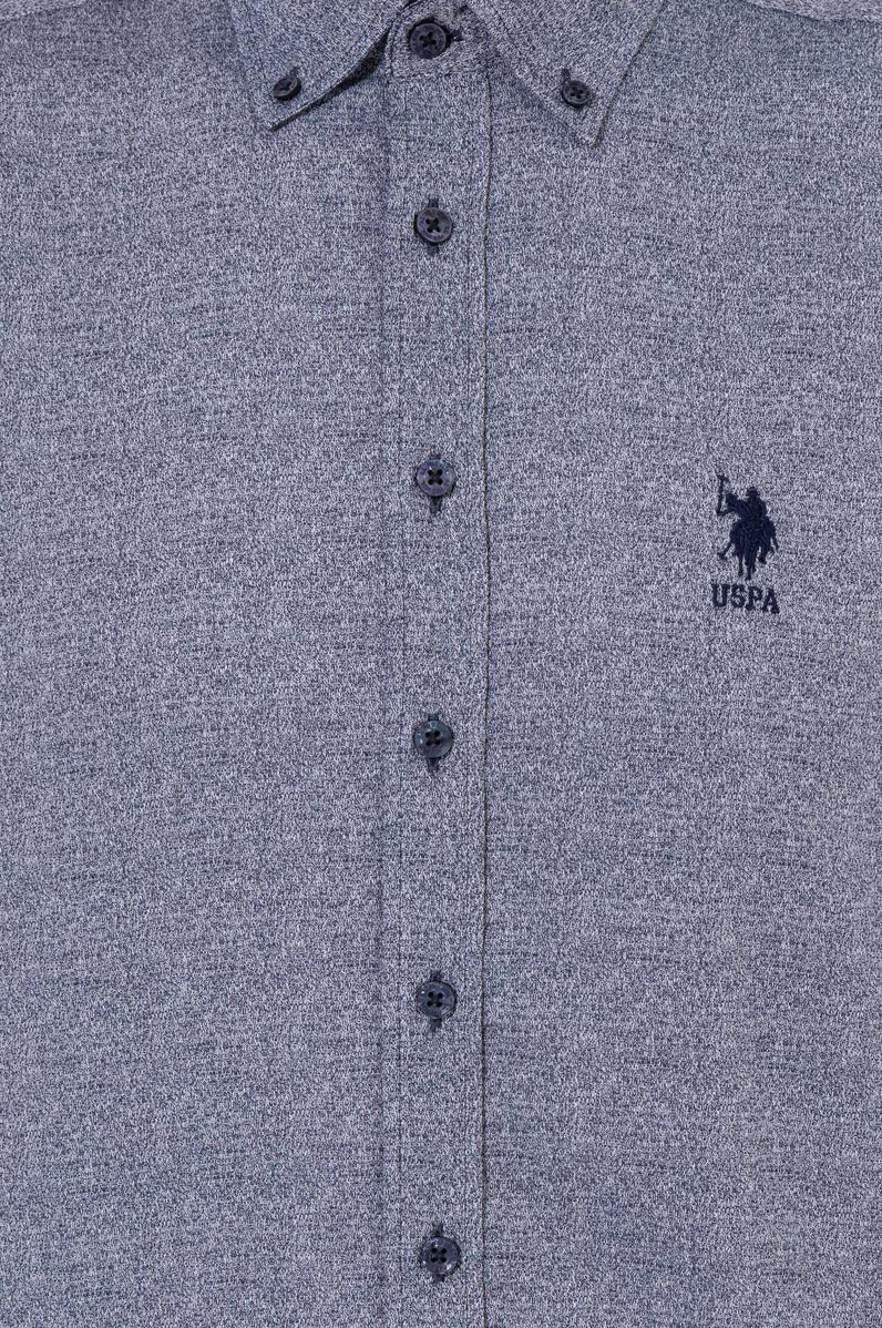 Erkek Lacivert Uzun Kollu Gömlek