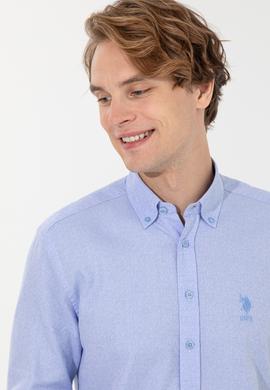 Erkek Mavi Uzun Kollu Gömlek - 50256405018