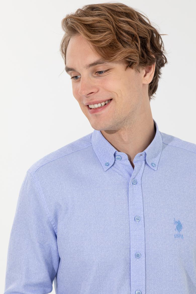 Erkek Mavi Uzun Kollu Gömlek - 50256405018