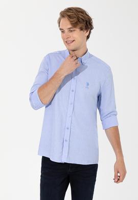 Erkek Mavi Uzun Kollu Gömlek - 50256405018