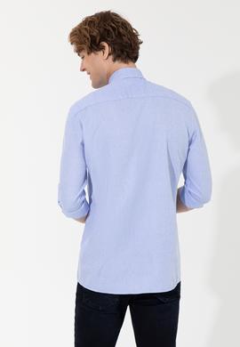 Erkek Mavi Uzun Kollu Gömlek - 50256405018