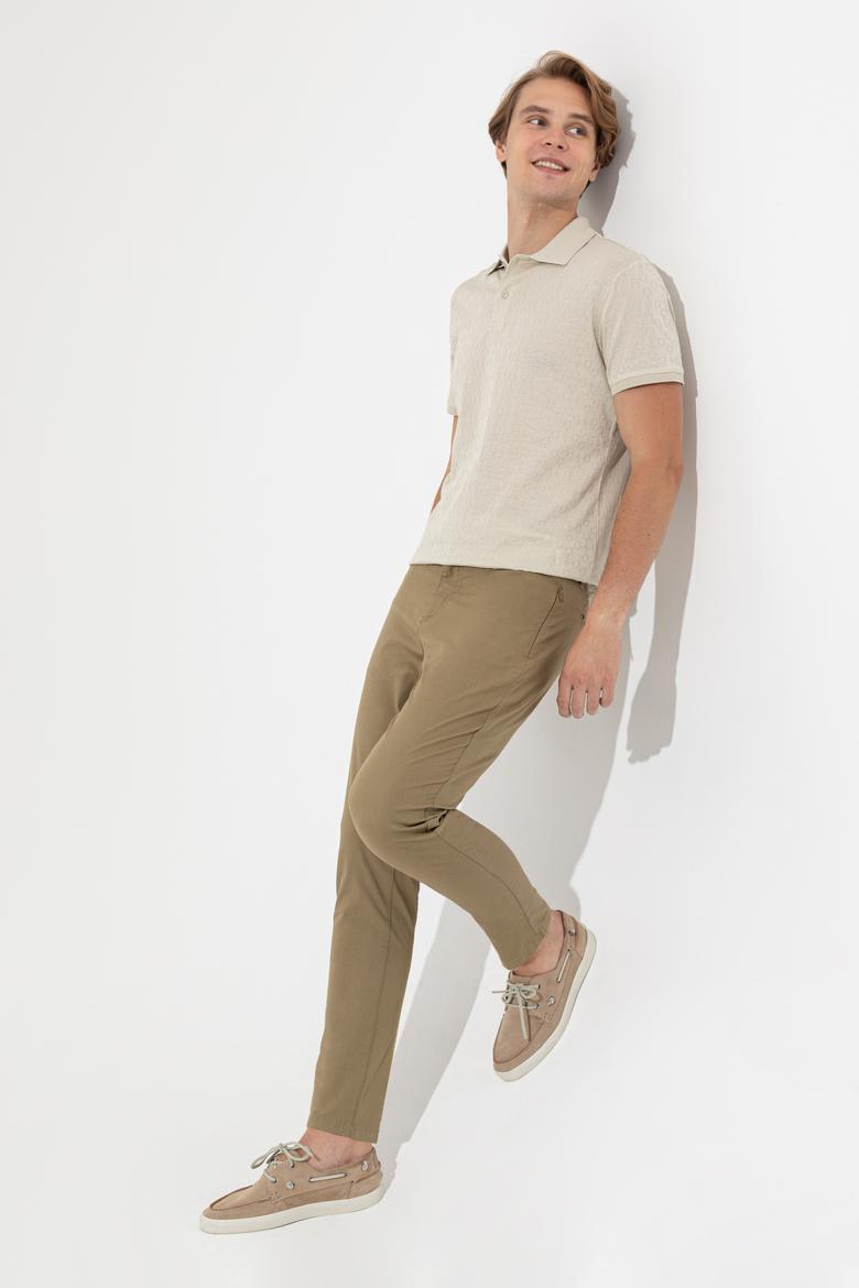 Erkek Koyu Haki Kanvas Pantolon - 50249843021