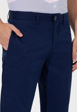 Erkek Lacivert Kanvas Pantolon - 50249843006