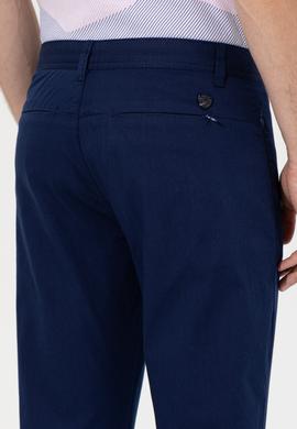 Erkek Lacivert Kanvas Pantolon - 50249843006