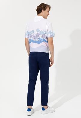 Erkek Lacivert Kanvas Pantolon - 50249843006