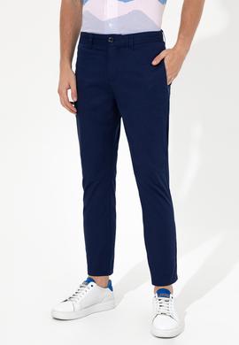 Erkek Lacivert Kanvas Pantolon - 50249843006