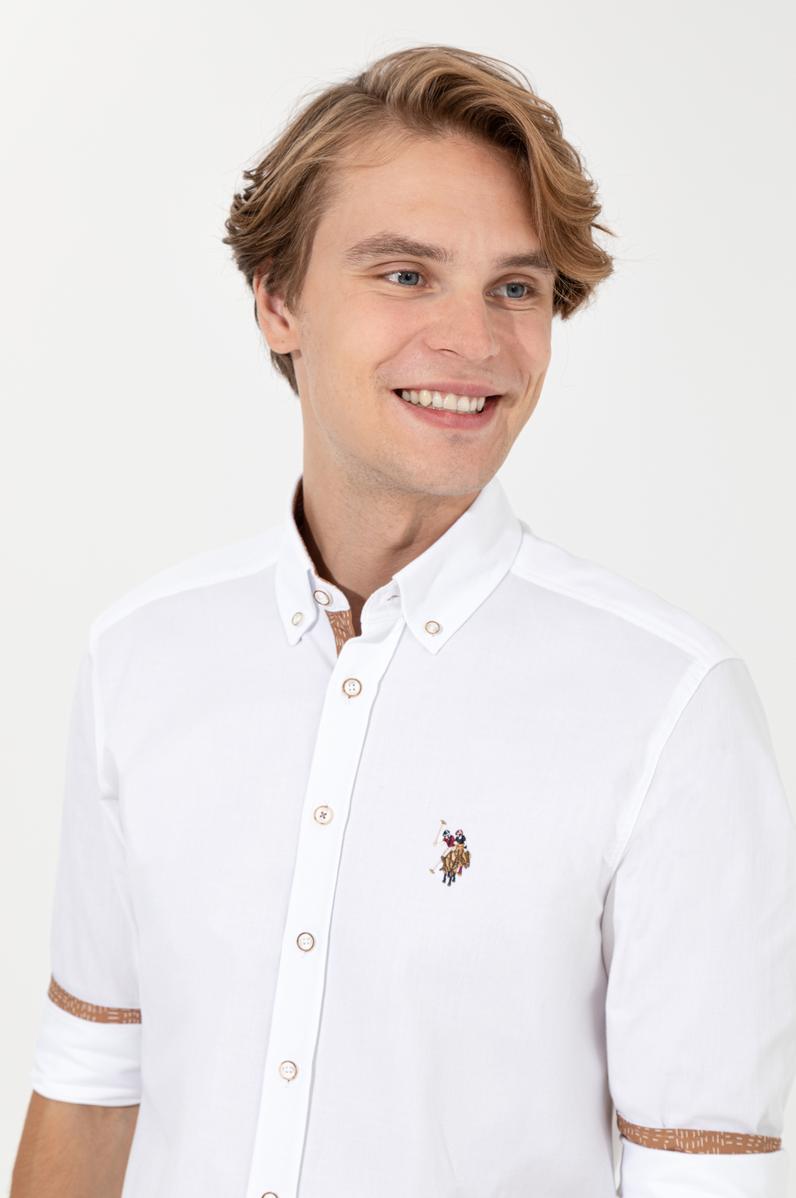 Erkek Beyaz Uzun Kollu Gömlek