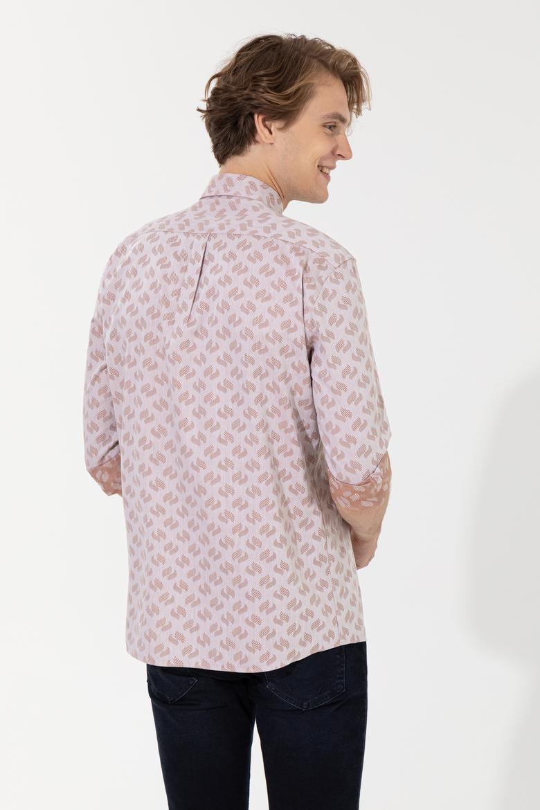 Erkek Camel Uzun Kollu Gömlek - 50254246003