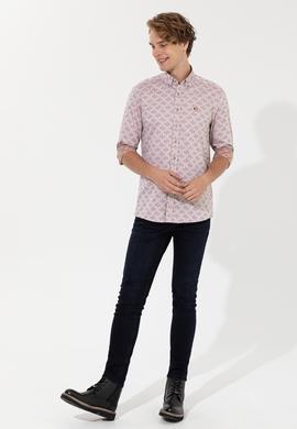 Erkek Camel Uzun Kollu Gömlek - 50254246003