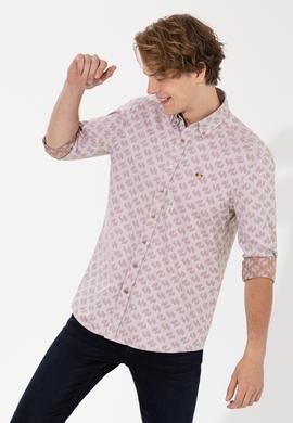 Erkek Camel Uzun Kollu Gömlek - 50254246003