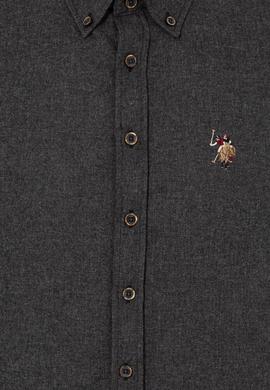 Erkek Siyah Uzun Kollu Basic Gömlek - 50256275083