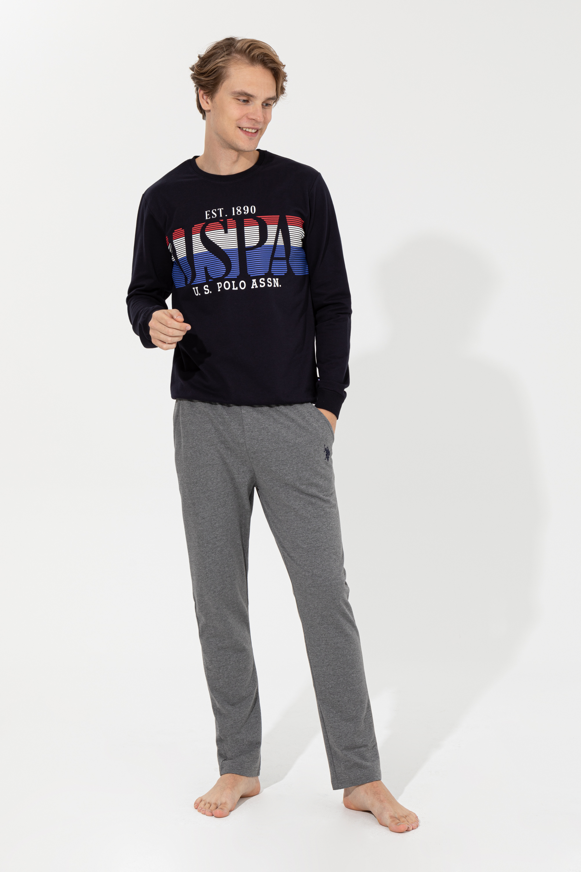 Erkek Lacivert Pijama Takımı