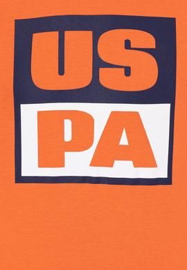 Erkek Turuncu Bisiklet Yaka Tişört - 50246126049