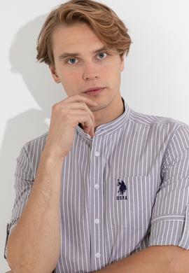 Erkek Gri Uzun Kollu Gömlek - 50254145017