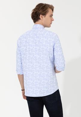 Erkek Açık Mavi Uzun Kollu Gömlek - 50248151012