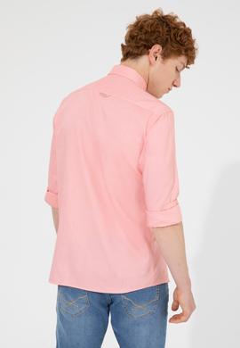 Erkek Somon Uzun Kollu Basic Gömlek - 50249487046